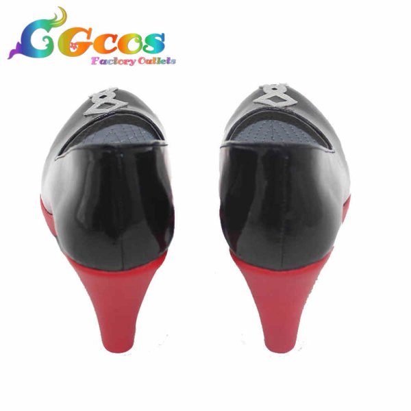 画像3: バーチャルYouTuber　VTuber　コスプレ靴　ネリッサ・レイヴンクロフト　Nerissa Ravencroft　初期2D　コスプレブーツ　コスプレ衣装 (3)