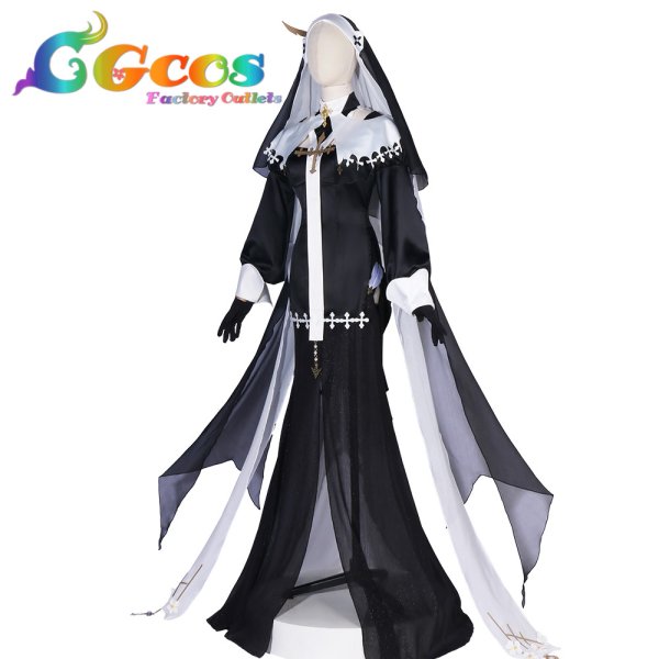画像2: アークナイツ　ウィスパーレイン　Whisperain　幽邃?修　コスプレ衣装 (2)