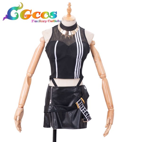 画像4: バーチャルYouTuber VTuber 獅白ぼたん コスプレ衣装 (4)