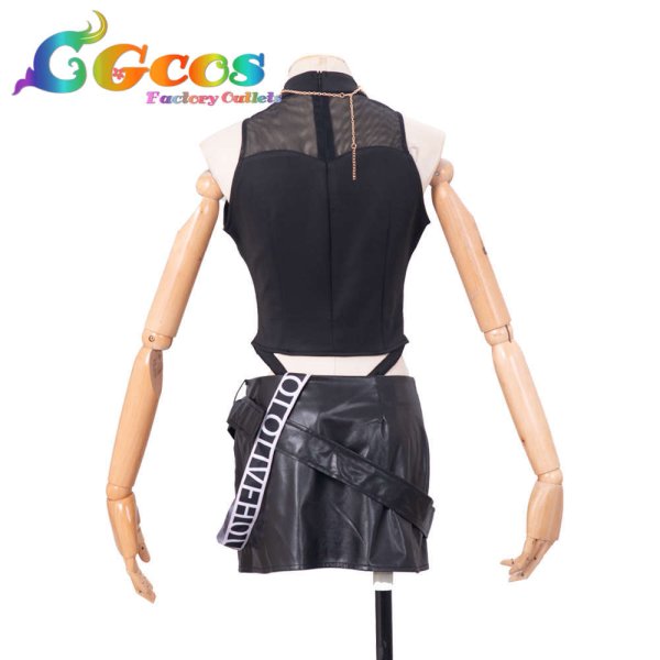 画像5: バーチャルYouTuber VTuber 獅白ぼたん コスプレ衣装 (5)