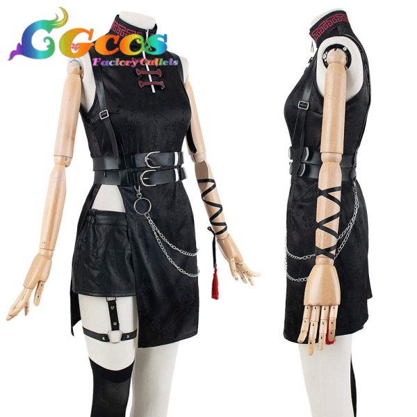 画像5: バーチャルYouTuber　VTuber　アンジュ・カトリーナ　新衣装　チャイナドレス　コスプレ衣装 (5)