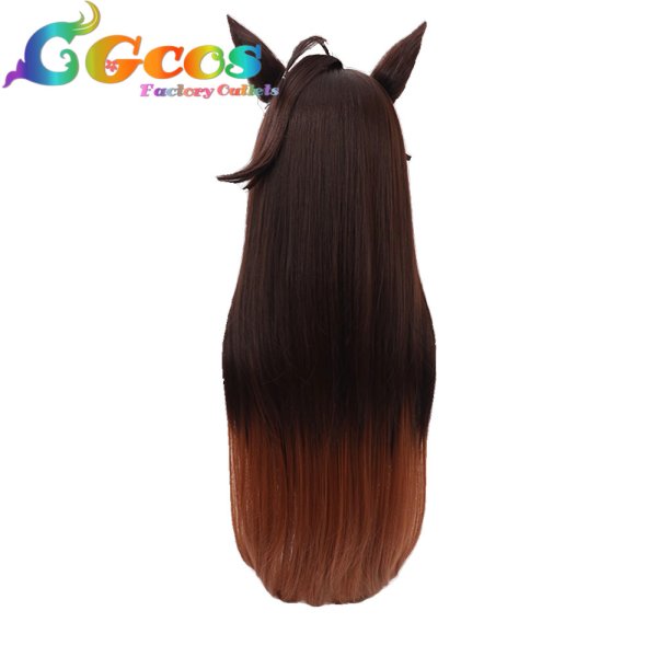 画像2: ウマ娘プリティーダービー ウィッグ ドゥラメンテ コスプレ衣装 (2)