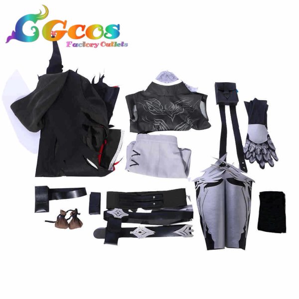 画像4: アークナイツ テキサス Texas ウィングブレイカー コスプレ衣装 (4)