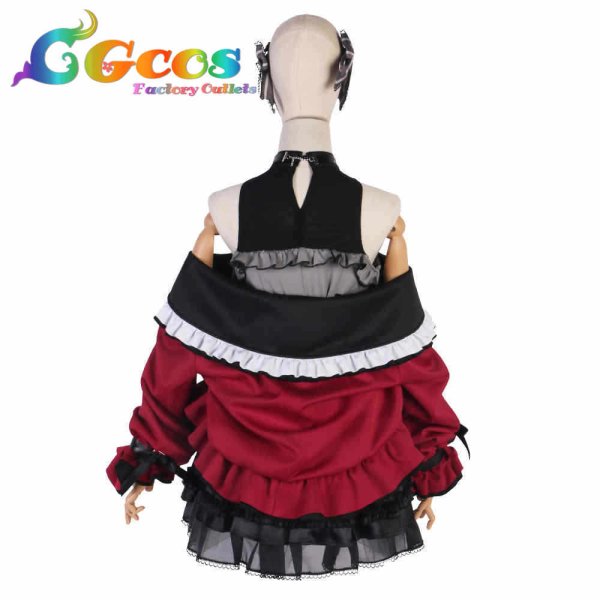 画像3: バーチャルYouTuber VTuber 沙花叉クロヱ 地雷系衣装 コスプレ衣装 (3)