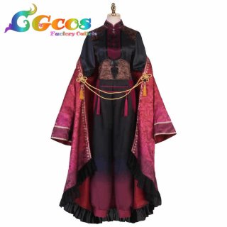 葛葉 チャイナ 衣装+靴+アクセ小道具+ウィッグ全部セット Amazon.co.jp: コスプレ衣装 葛葉 くずは 中華風 チャイナ 新