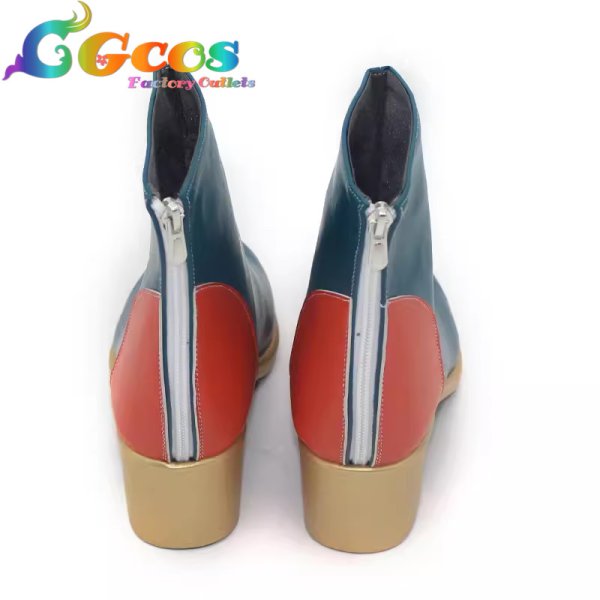 画像2: バーチャルYouTuber　Vtuber　コスプレ靴　ROF-MAO　ろふまお　加賀美ハヤト　四神ver.　コスプレブーツ　コスプレ衣装 (2)