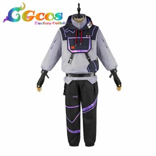 【送料込】 VALORANT アイソ コスプレ衣装とウィッグのセット コスプレウィッグ ヴァロラント VALORANT ISO アイソ