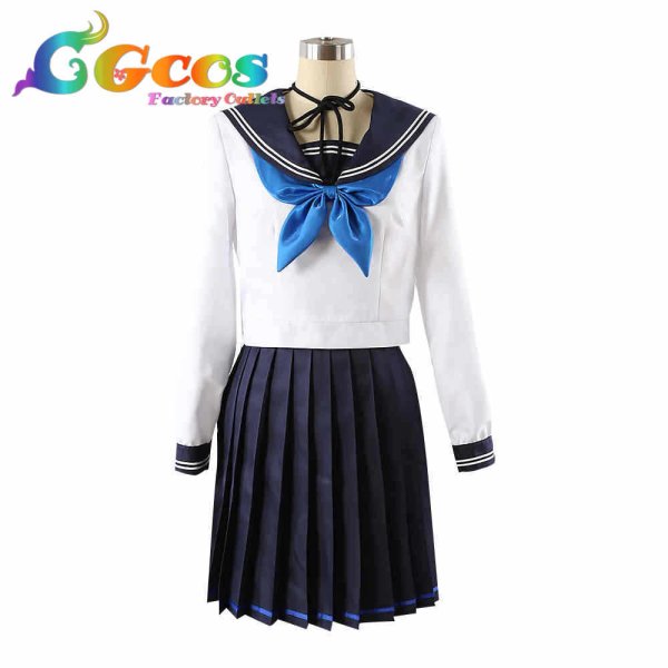 画像3: ブルーアーカイブ 桐生キキョウ コスプレ衣装 (3)