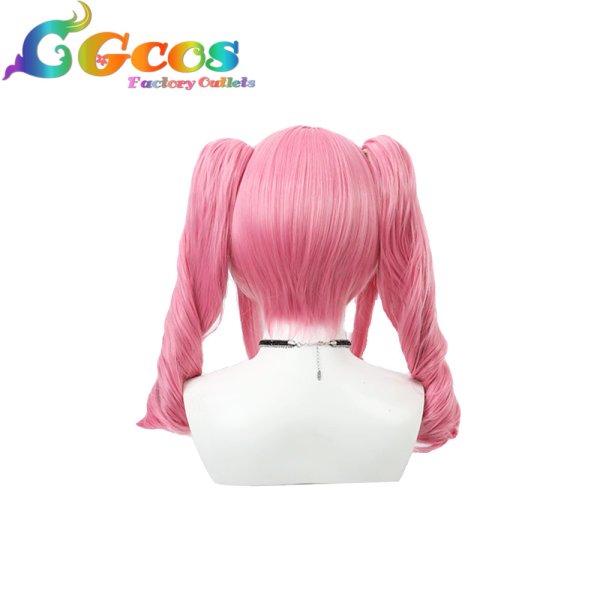 画像2: 魔法少女にあこがれて ウィッグ 花菱はるか マジアマゼンタ コスプレ衣装 (2)