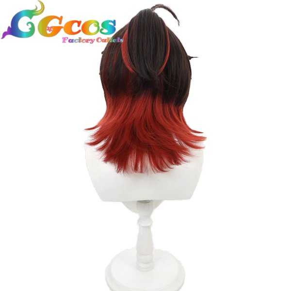 画像2: 原神 げんしん ウィッグ 嘉明 がみん コスプレ衣装 (2)