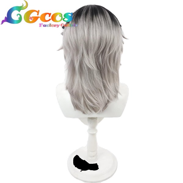 画像2: 刀剣乱舞 ウィッグ 実休光忠 コスプレ衣装 (2)