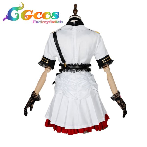 画像3: バーチャルYouTuber VTuber ぶいすぽっ!  VSPO! 橘ひなの 白軍服 コスプレ衣装 (3)