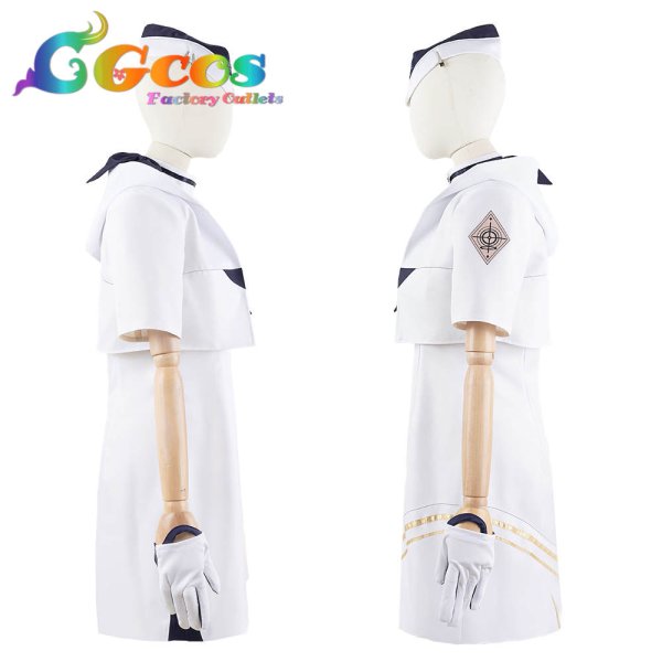 画像3: ブルーアーカイブ 最終編 オペレーター衣装 明星ヒマリ 鬼方カヨコ 奥空アヤネ 天雨アコ 由良木モモカ コスプレ衣装 (3)