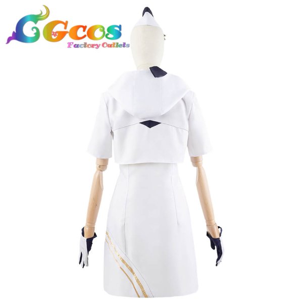 画像4: ブルーアーカイブ 最終編 オペレーター衣装 明星ヒマリ 鬼方カヨコ 奥空アヤネ 天雨アコ 由良木モモカ コスプレ衣装 (4)