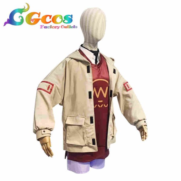 画像2: ブルーアーカイブ 小塗マキ キャンプ コスプレ衣装 (2)