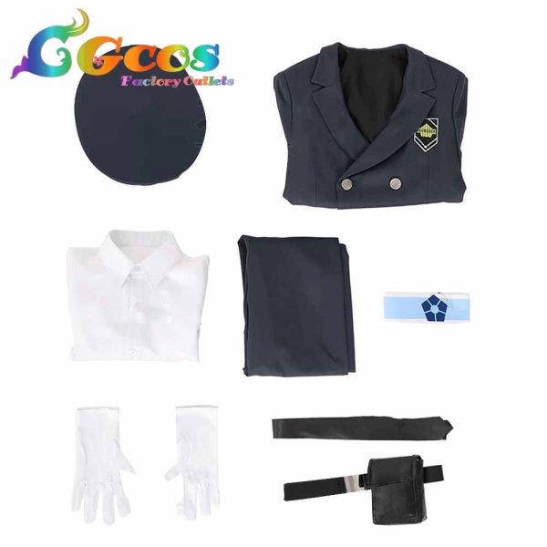 画像4: ブルーロック 軍服 潔世一 蜂楽廻 千切豹馬 國神錬介 凪誠士郎 糸師凛 御影玲王 糸師冴 氷織羊 馬狼照英 コスプレ衣装 (4)