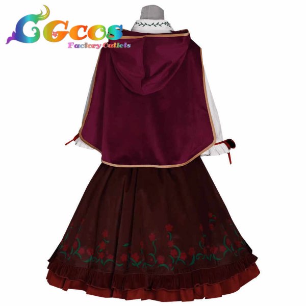 画像2: プロジェクトセカイ カラフルステージ!feat.初音ミク 小豆沢こはね 赤ずきんのおでかけドレス コスプレ衣装 (2)