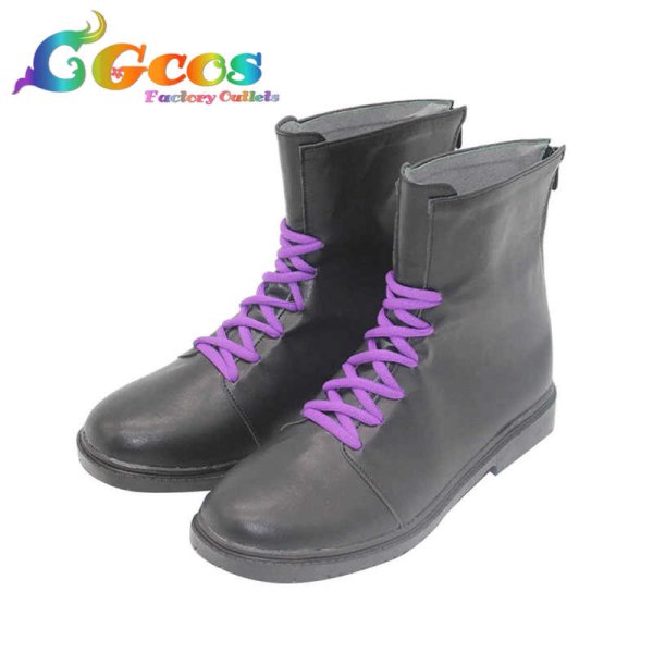 画像2: バーチャルYouTuber　Vtuber　コスプレ靴　弥希　ミキ　Miki　コスプレブーツ　コスプレ衣装 (2)