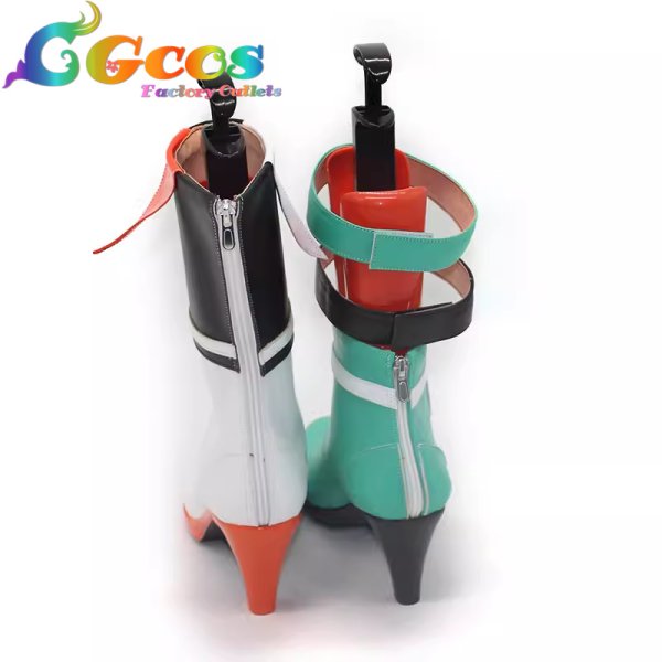 画像2: バーチャルYouTuber　Vtuber　コスプレ靴　小鳥遊キアラ　ブライト衣装　コスプレブーツ　コスプレ衣装 (2)