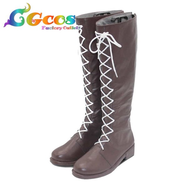 画像2: 葬送のフリーレン コスプレ靴 シュタルク コスプレブーツ コスプレ衣装 (2)