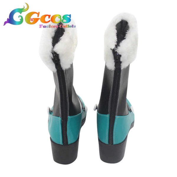 画像3: プロジェクトセカイ カラフルステージ!feat.初音ミク　コスプレ靴　チューン・ショウタイム　草薙寧々　コスプレブーツ　コスプレ衣装 (3)