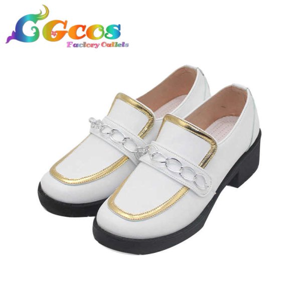 画像2: NU:カーニバル　コスプレ靴　エイトの衣装棚　白いスーツ姿　エイト　コスプレブーツ　コスプレ衣装 (2)