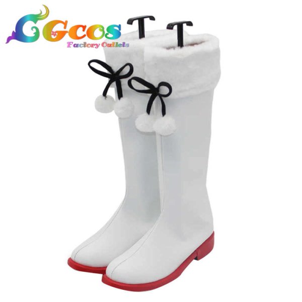 画像2: ブルーアーカイブ　コスプレ靴　連河チェリノ　コスプレブーツ　コスプレ衣装 (2)