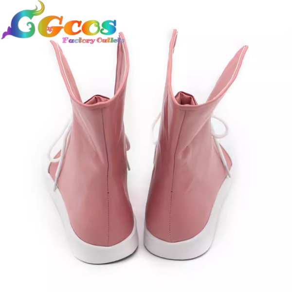 画像2: カゲロウプロジェクト　コスプレ靴　モモ　如月桃　コスプレブーツ　コスプレ衣装 (2)