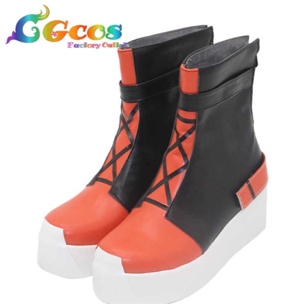 画像2: プロジェクトセカイ カラフルステージ!feat.初音ミク　コスプレ靴　東雲彰人　オータムキャンプジャケット　冬の夜の語らい　コスプレブーツ　コスプレ衣装 (2)