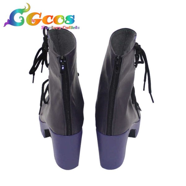 画像3: 無期迷途　Path to Nowhere　コスプレ靴　菫　すみれ　コスプレブーツ　コスプレ衣装 (3)
