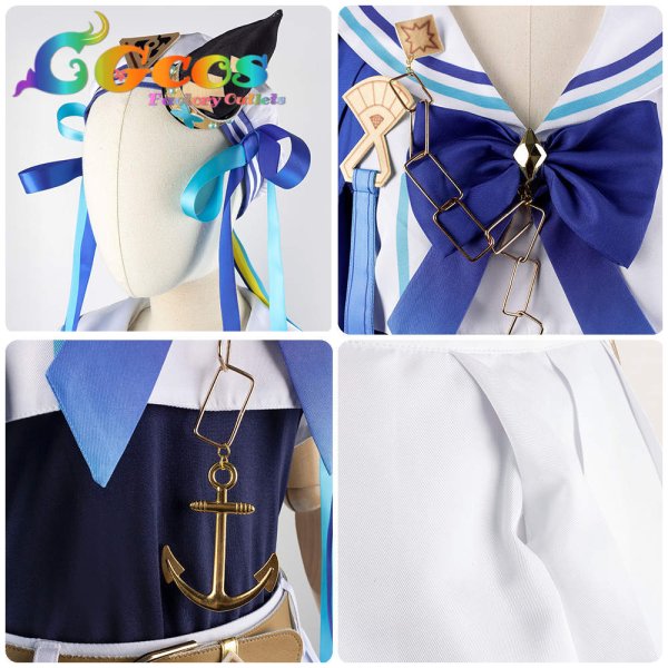 画像6: 「一部在庫あり」ウマ娘プリティーダービー ヴィブロス 勝負服 コスプレ衣装 (6)