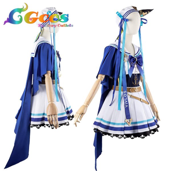 画像2: 「一部在庫あり」ウマ娘プリティーダービー ヴィブロス 勝負服 コスプレ衣装 (2)