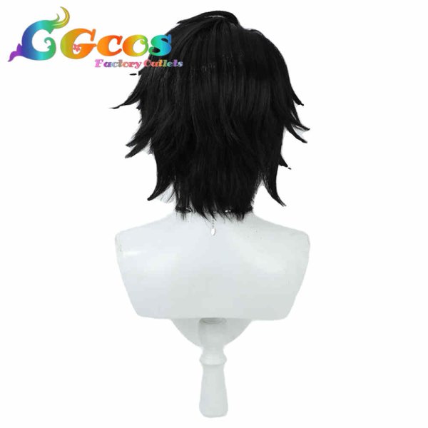 画像2: DEATH NOTE デスノート ウィッグ エル=ローライト L Lawliet コスプレ衣装 (2)