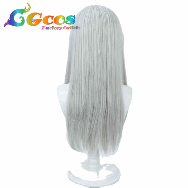 画像2: 勝利の女神:NIKKE ウィッグ スノーホワイト コスプレ衣装 (2)