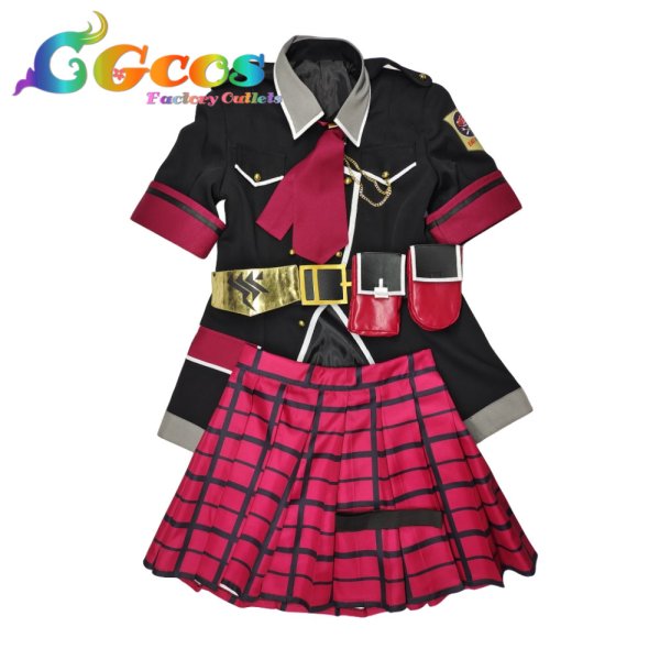 画像2: ブルーアーカイブ 赤司ジュンコ コスプレ衣装 (2)