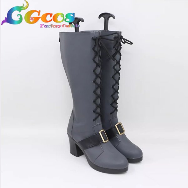 画像2: アークナイツ　コスプレ靴　サイリーチ　Saileach　音律聯覚2022　コスプレブーツ　コスプレ衣装 (2)