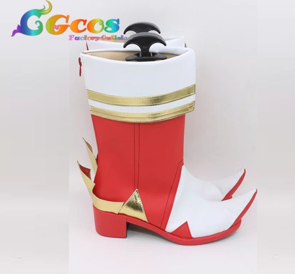 画像4: ゼノブレイド2　コスプレ靴　ニア　コスプレブーツ　コスプレ衣装 (4)