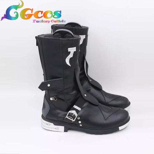 画像4: 原神　げんしん　コスプレ靴　リオセスリ　コスプレブーツ　コスプレ衣装 (4)