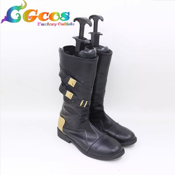 画像4: アークナイツ　コスプレ靴　ムリナール　?路　コスプレブーツ　コスプレ衣装 (4)