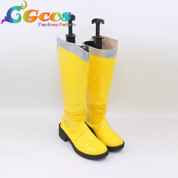 画像2: 王様戦隊キングオージャー　コスプレ靴　ヒメノ?ラン　カマキリオージャー　コスプレブーツ　コスプレ衣装 (2)