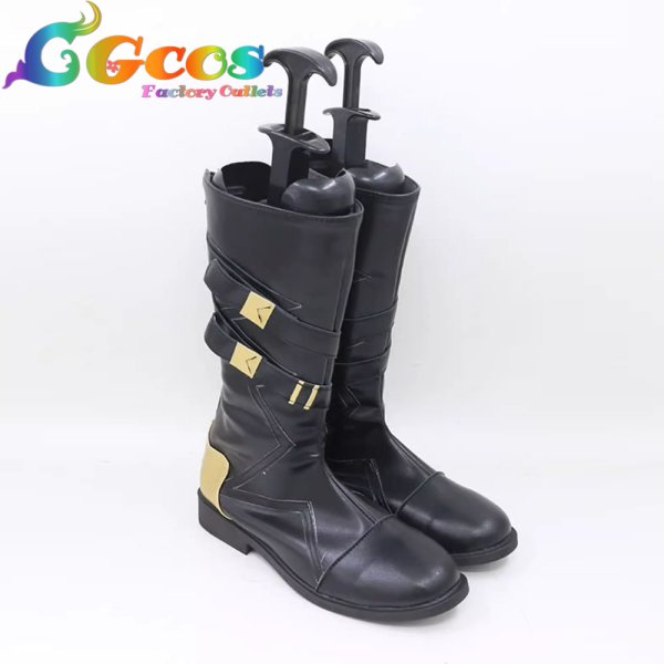 画像2: アークナイツ　コスプレ靴　ムリナール　?路　コスプレブーツ　コスプレ衣装 (2)