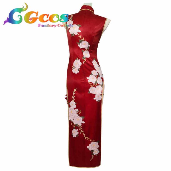 画像2: コードギアス 反逆のルルーシュ ロストゼロ編 C.C. チャイナドレス姿 中華街は誘惑がいっぱい コスプレ衣装 (2)