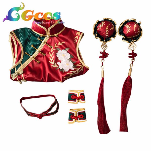 画像3: コードギアス 反逆のルルーシュ ロストゼロ編 C.C. チャイナドレス姿 中華街は誘惑がいっぱい コスプレ衣装 (3)