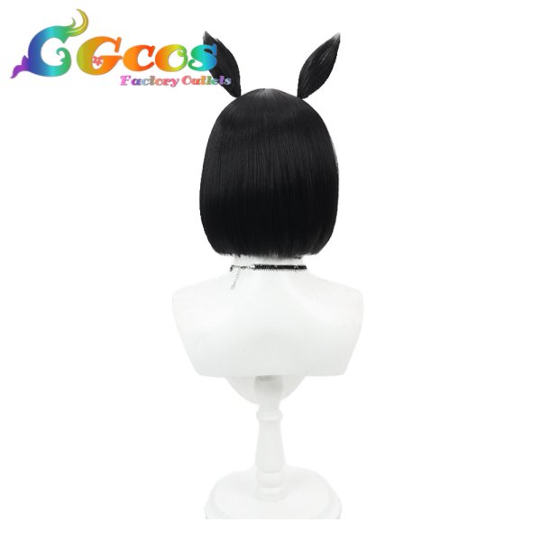 画像2: ブルーアーカイブ ウィッグ 桐生キキョウ コスプレ衣装 (2)