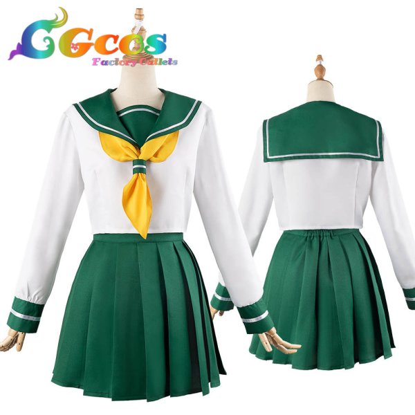画像2: 魔法少女にあこがれて 花菱はるか 柊うてな 制服 セーラー服 コスプレ衣装 (2)