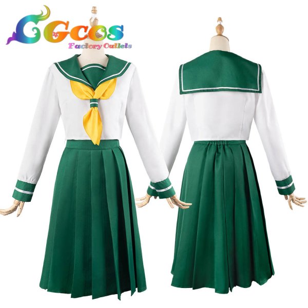 画像6: 魔法少女にあこがれて 花菱はるか 柊うてな 制服 セーラー服 コスプレ衣装 (6)