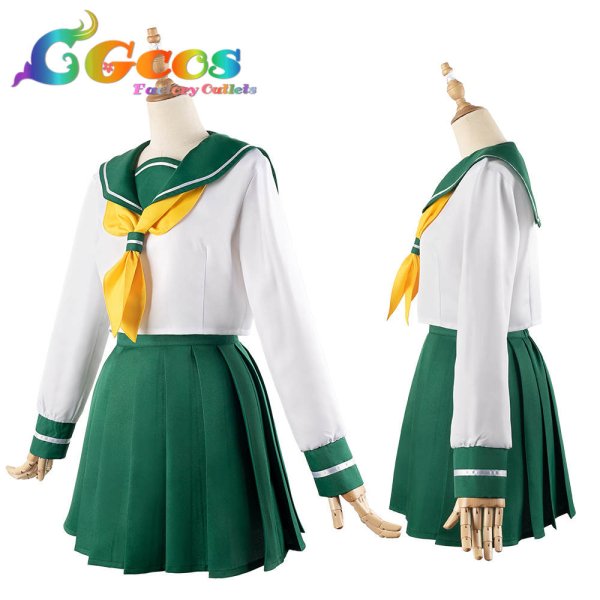 画像4: 魔法少女にあこがれて 花菱はるか 柊うてな 制服 セーラー服 コスプレ衣装 (4)