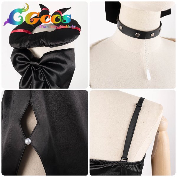 画像6: 「一部在庫あり」ブルーアーカイブ 鬼方カヨコ ドレス コスプレ衣装 (6)