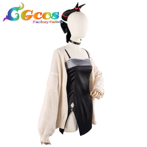 画像2: 「一部在庫あり」ブルーアーカイブ 鬼方カヨコ ドレス コスプレ衣装 (2)