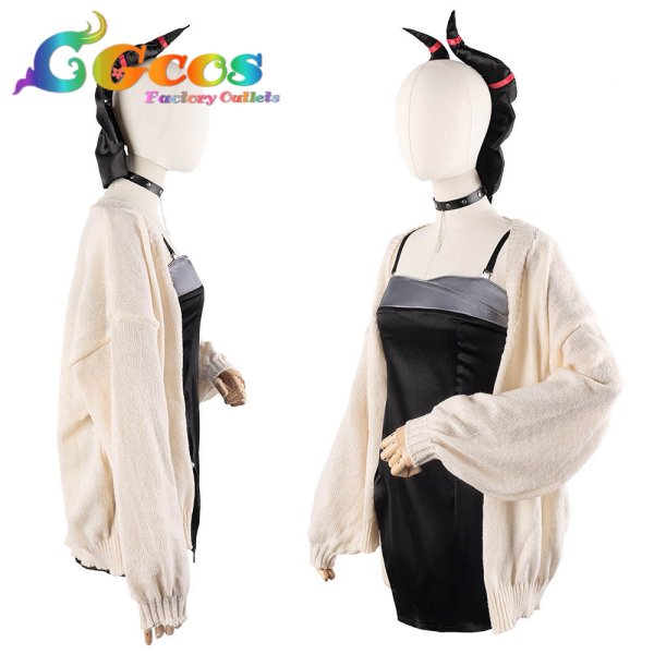 画像3: 「一部在庫あり」ブルーアーカイブ 鬼方カヨコ ドレス コスプレ衣装 (3)